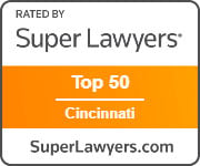 Rated by SuperLawyers, Top 50 Cincinnati, SuperLawyers.com