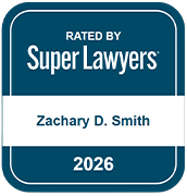 Rated by Super Lawyers | Zachary D. Smith | 2026